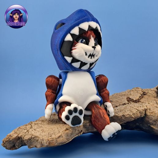 Kitty-Shark-1.jpg Kitty Shark - Articulated - NO supports needed!