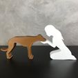 WhatsApp-Image-2023-01-16-at-17.32.48.jpeg Girl and her Galgo (straight hair) for 3D printer or laser cut