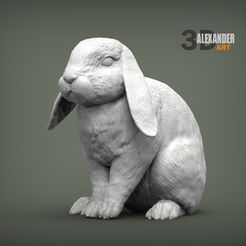 rabbit-ram-1.jpg 3D file Rabbit ram 3D print model・3D printing idea to download