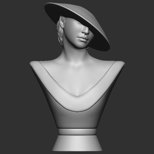 Mannequin Fashion Bust 3D Model 3D model