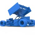 62.jpg Diecast Supermodified front engine Winged race car V2 Scale 1:25