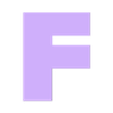 F.stl MINECRAFT Letters and Numbers | Logo