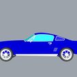 15.jpg 1967 Ford Mustang  Nurbs and 3D Printable