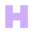 hillary2016-2part-h.stl Hillary Clinton Logo
