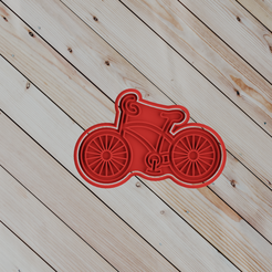 2.png STL file COOKIE CUTTER bicycle・3D printer design to download
