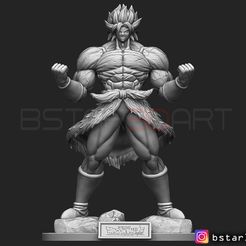 01.jpg STL file Broly Super Saiyan version 01 from Broly movie 2019・3D printer model to download