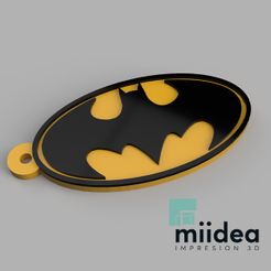 CULTS.jpg Fichier STL PORTE-CLÉS BATMAN・Objet pour impression 3D à télécharger