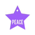 star_ornament.stl Peace Star