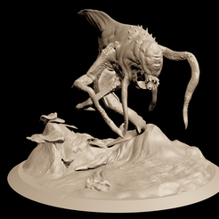 STL file Roper Monster Underdark・3D print design to download・Cults