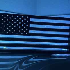 IMG_7784.jpeg Archivo STL Bandera Americana Led Sign・Diseño de impresora 3D para descargar