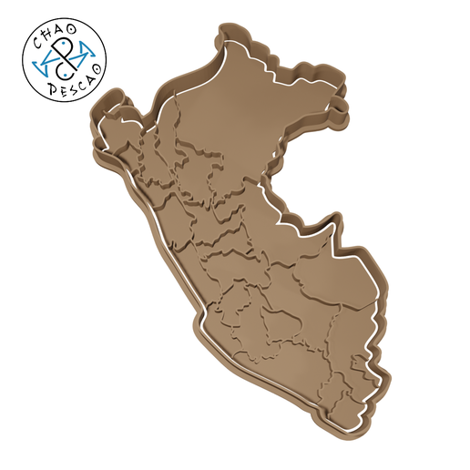 Regions of Perú - Cookie Cutter - Fondant - Polymer Clay 3D model
