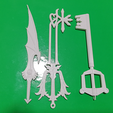 Cap1.png Key Blade Kingdom Hearts key sword