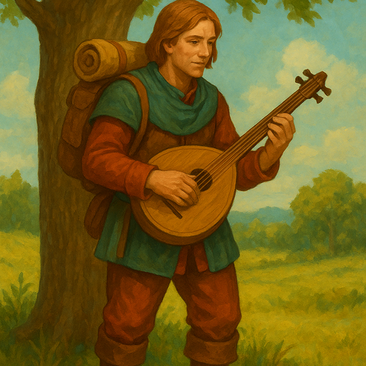 🦸 Simple Bard・ STL File for 3D printing・Cults