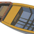 Lodka4A-v117-f27.png 3D file Plastic full-size motor boat made of monolithic sheets of block copolymer of polypropylene PP-C or low pressure polyethylene HDPE High Density Polyethylene for extreme operating conditions 8 mm thick・3D printer model to download