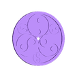 Rosace Yin.stl Yin-Yang-Rosette