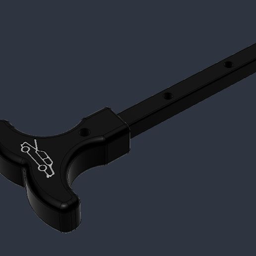 Alfa GTV 116 Bonnet Catch Cable Handle