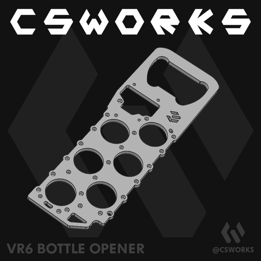 VR6 BOTTLE OPENER