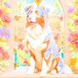 Color_200_200.jpg Lightbox  Australian Shepherd lithophane