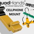 QuadhandsPhoneMountThingiverse.jpg Quadhands Helping Hands Cellphone Mount Attachment