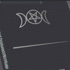 Screenshot_2.jpg Fichier STL Cage à cheveux Triple Moon Bun Holder・Modèle à imprimer en 3D à télécharger