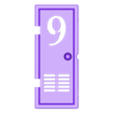 door_9.stl Key box - Casier industriel vintage
