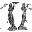 morrigan2grey.jpg Statue of the Celtic goddess Morgana or Morrigan