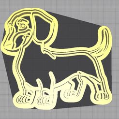 Teckel.jpg STL file Cookie Cutter Dachshund・3D printer model to download