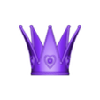 Red Queen Crown_one piece.stl Inspirado na Alice no País das Maravilhas - Modelo para impressão 3D da Coroa da Rainha Vermelha