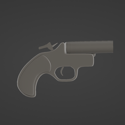 1.png Fichier STL Pistolet à flammes PUBG・Objet imprimable en 3D à télécharger