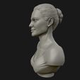 12.jpg Angelina Jolie 3D bust ready to 3D print 3D print model