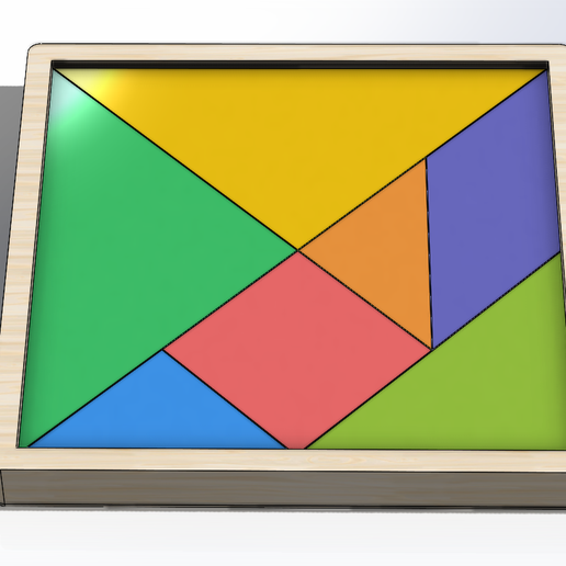 Tangram-puzzle.png Tangram clássico em 7 peças - Jogo de tabuleiro para imprimir