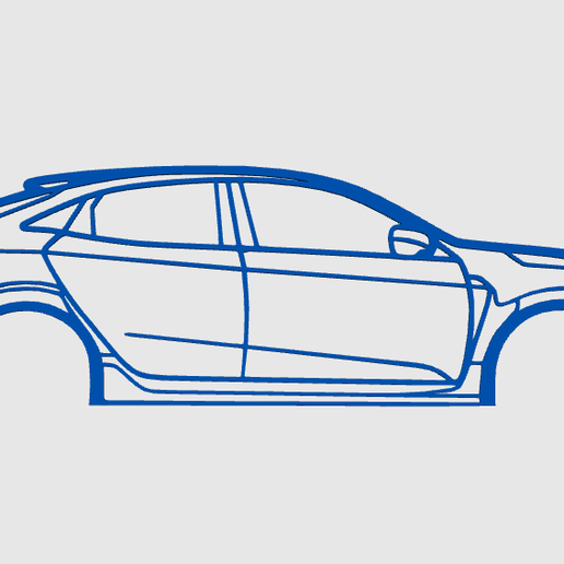 👤 Type R FK8 silhouette・ STL File for 3D printing・Cults