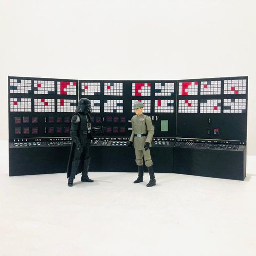 Custom Death Star Superlaser Control Console for 3.75 IN (1:18) Figure Diorama 3D model