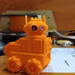 20221012_100513.jpg STL file 1:18 scale Robot/Droid with Swivel Head・3D printer model to download