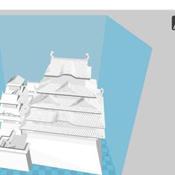 bis.jpg Бесплатный STL файл Himeji Castle・3D-печатная модель для загрузки