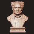 02.jpg Arthur Schopenhauer 3D printable sculpture 3D print model