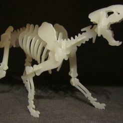 Sabertooth.JPG STL file Sabertooth 3D Puzzle Construction Kit・Model to download and 3D print