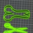 Scissors.jpg Scissors Cookie Cutter | Educational Baking Tool for Teachers | Classroom Party | School Events | Teacher Appreciation Gift