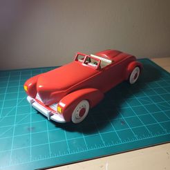 20201229_201625.jpg STL file Inspired First Named Batmobile 1/18 scale・3D print object to download