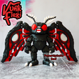 FreshStart10.png Mothman Cryptid MultiColor Flexi Print-In-Place + figure
