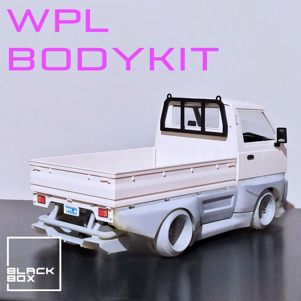 a2.jpg Télécharger fichier WPL D12 RC Kit complet de carrosserie Widebody par BLACKBOX • Modèle à imprimer en 3D, BlackBox