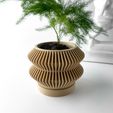 misprint-7832.jpg The Rodel Planter Pot with Drainage | Tray & Stand Included | Modern and Unique Home Decor for Plants and Succulents  | STL File