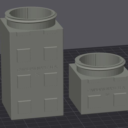 CoinStacker 1 oz Canadian Silver Maple Leaf - Stackable Storage