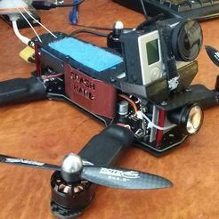 1.jpg Бесплатный 3D файл ZMR250 Крепление для GoPro Hero 3・3D-печатная модель для загрузки