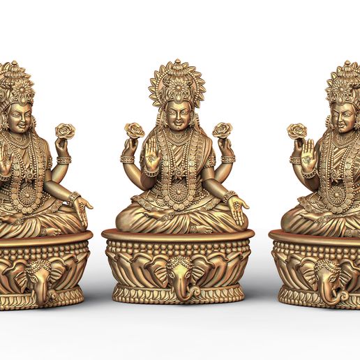 Hindu Goddess Model 01 3D model