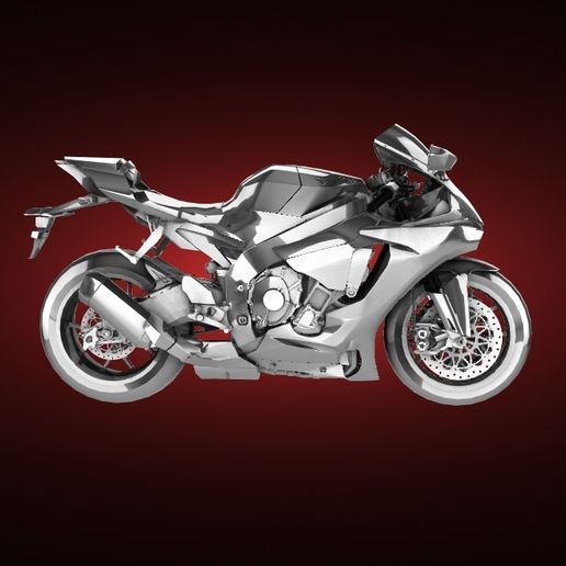 STL file Yamaha R1 2020 🏠 ・3D printing template to download・Cults