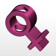 s5-2.jpg Straw Toppers - Female sign for lesbian party. Stl files for 3d, straw tumbler - lesbian pride. Strawtopper - stl svg, straw tumbler.