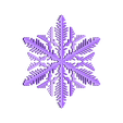 reiter-fat.stl Snowflake growth simulation in OpenSCAD