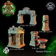 Terrain-Pieces.jpg Ophidian Temple, Statues & Ruins Scenery Pieces