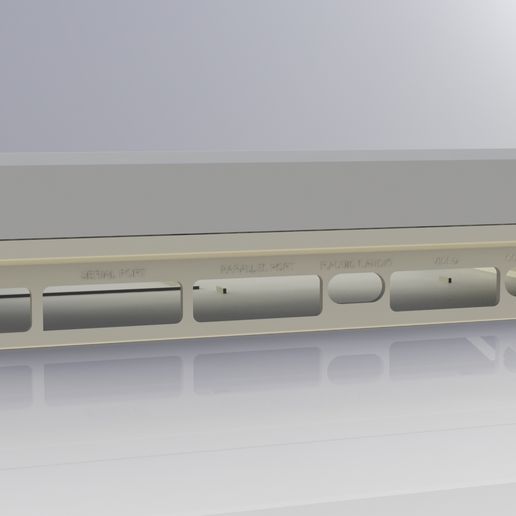 Pic3.jpg Boîtier de l'Amiga 600 modèle imprimé en 3d